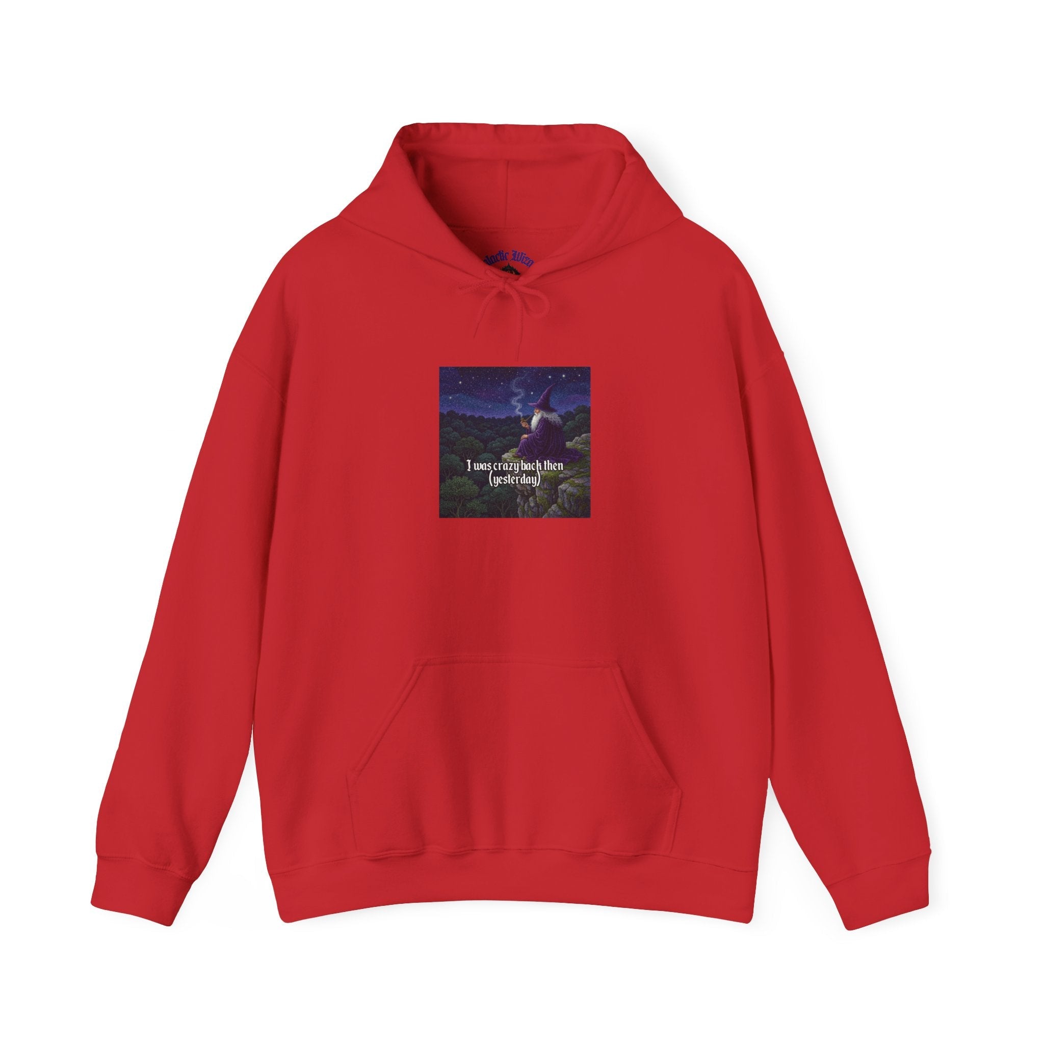 “I was crazy back then” Galactic Wizard Meme Unisex Hooded Sweatshirt - The Galactic Wizard Emporium - Hoodie