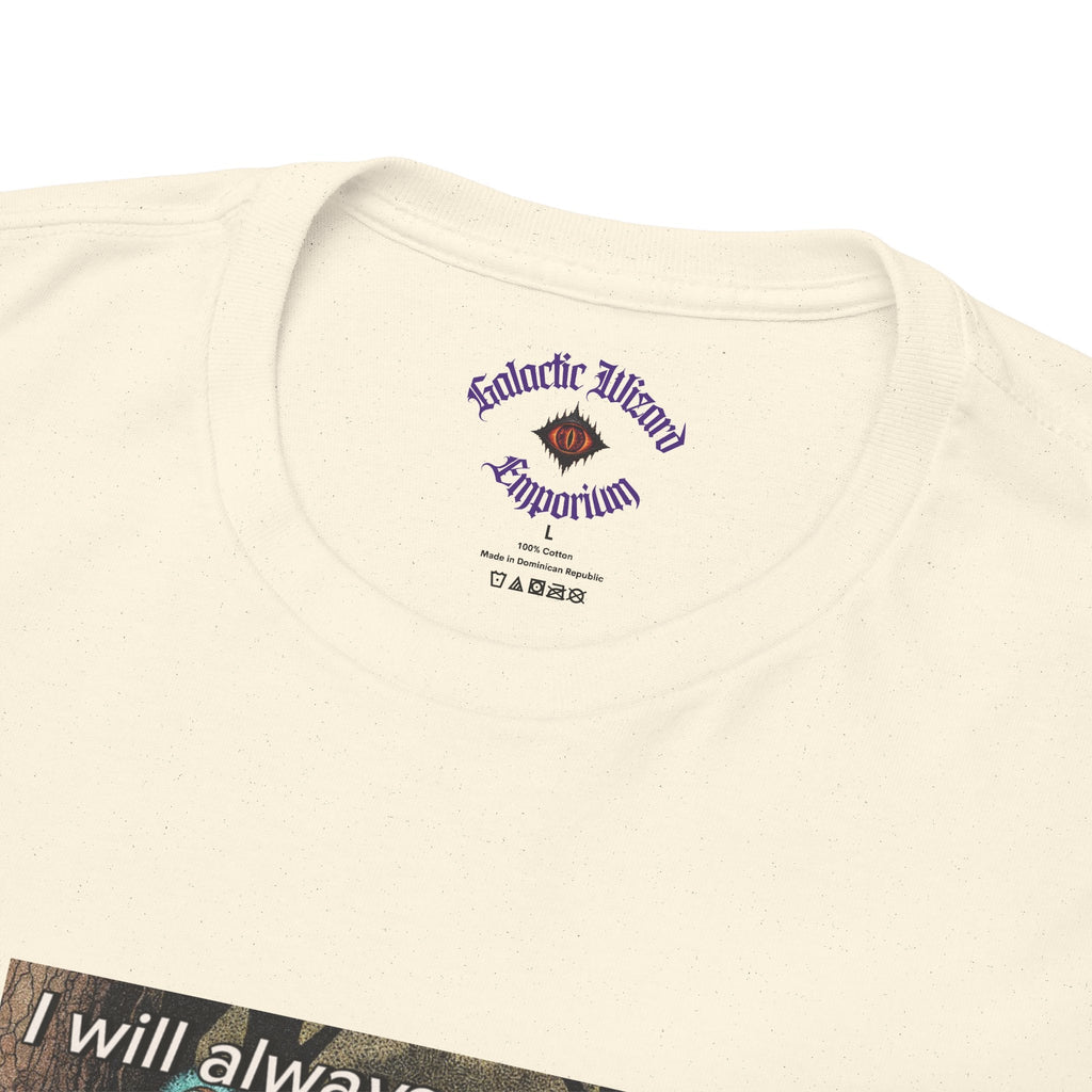 “I will always succeed because I am insane” Galactic Wizard Meme Heavyweight Cotton T-Shirt - The Galactic Wizard Emporium - T-Shirt