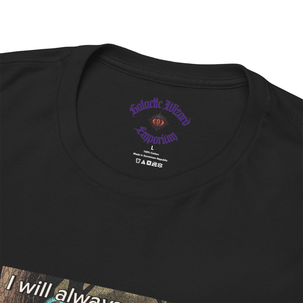“I will always succeed because I am insane” Galactic Wizard Meme Heavyweight Cotton T-Shirt - The Galactic Wizard Emporium - T-Shirt