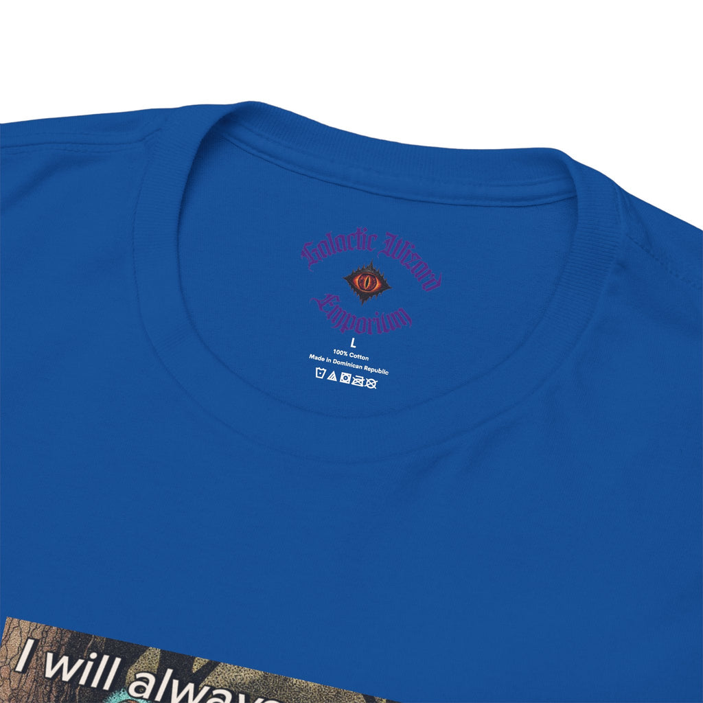 “I will always succeed because I am insane” Galactic Wizard Meme Heavyweight Cotton T-Shirt - The Galactic Wizard Emporium - T-Shirt