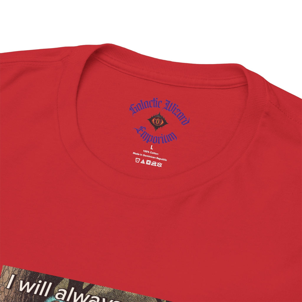 “I will always succeed because I am insane” Galactic Wizard Meme Heavyweight Cotton T-Shirt - The Galactic Wizard Emporium - T-Shirt