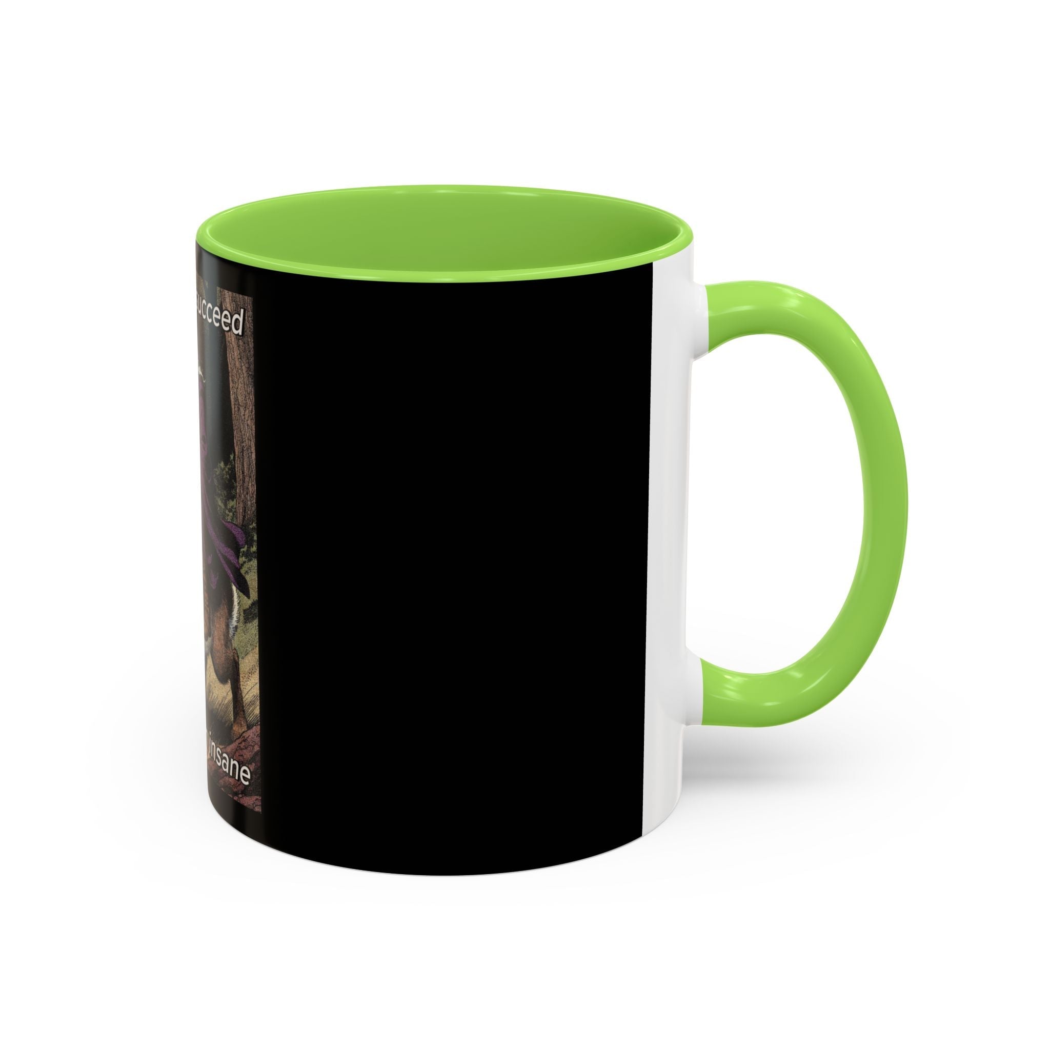 “I will always succeed because I’m insane" (11oz/15oz) Galactic Wizard Meme Mug - The Galactic Wizard Emporium - Mug