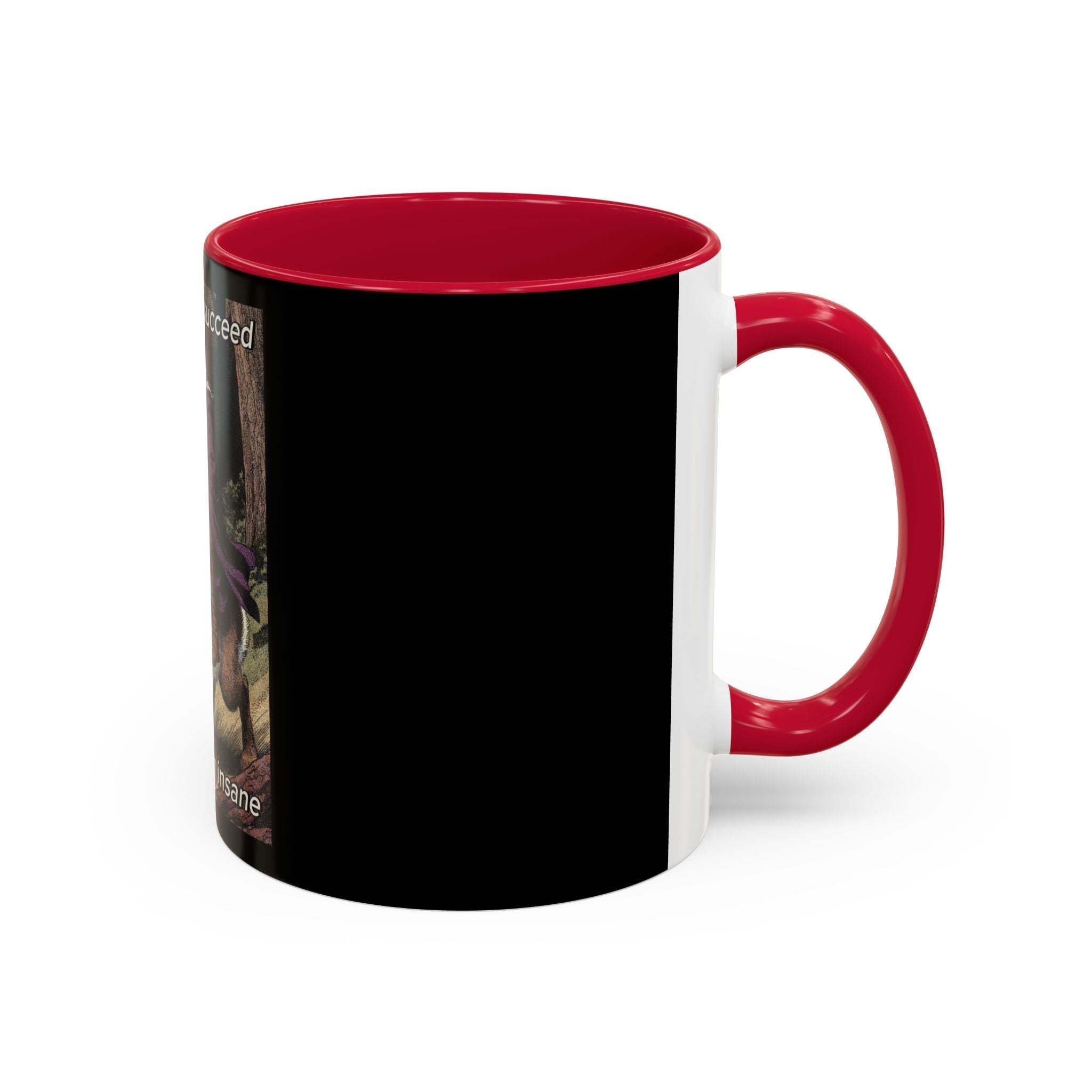 “I will always succeed because I’m insane" (11oz/15oz) Galactic Wizard Meme Mug - The Galactic Wizard Emporium - Mug