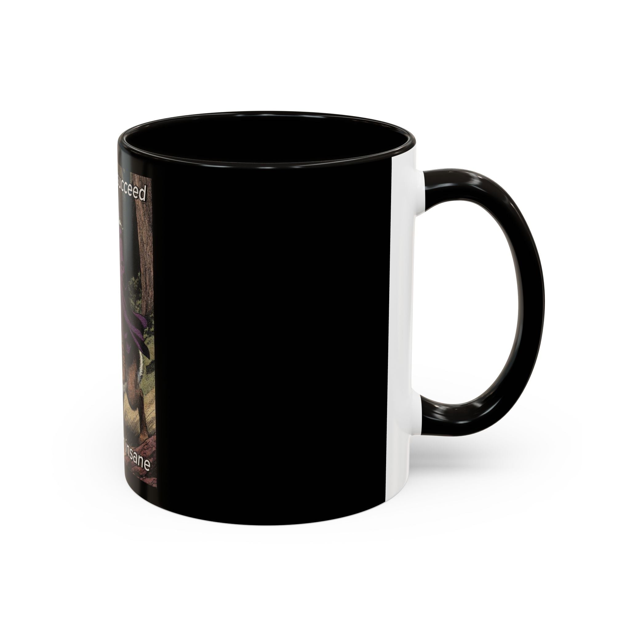 “I will always succeed because I’m insane" (11oz/15oz) Galactic Wizard Meme Mug - The Galactic Wizard Emporium - Mug