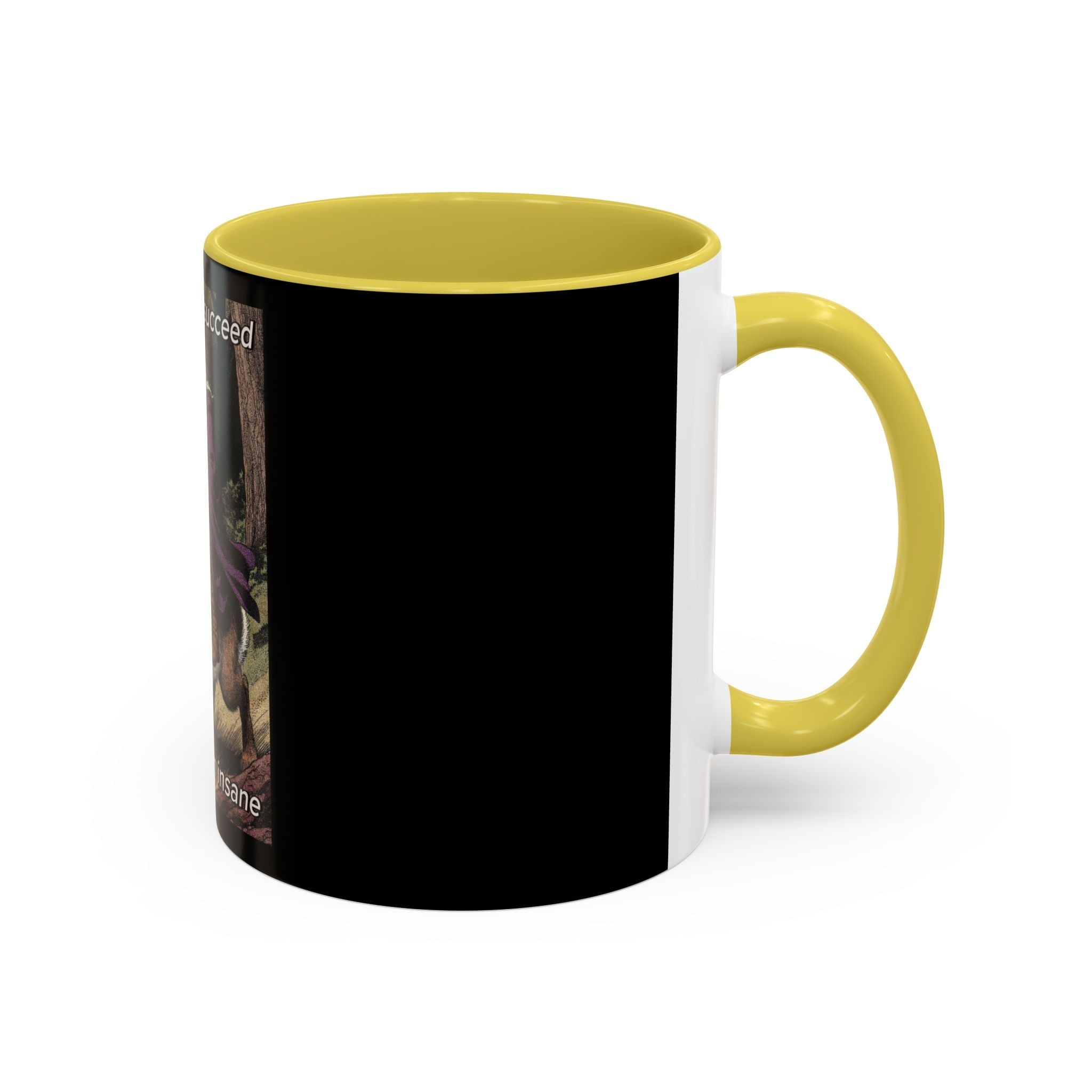 “I will always succeed because I’m insane" (11oz/15oz) Galactic Wizard Meme Mug - The Galactic Wizard Emporium - Mug