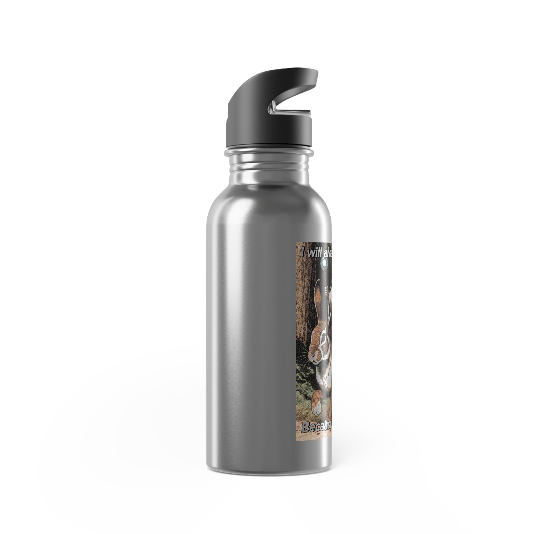 “I will always succeed because I’m insane” 20oz Stainless Steel Straw Bottle Galactic Wizard - The Galactic Wizard Emporium - Mug