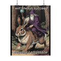 “I will always succeed" Galactic Wizard Poster - The Galactic Wizard Emporium - Poster