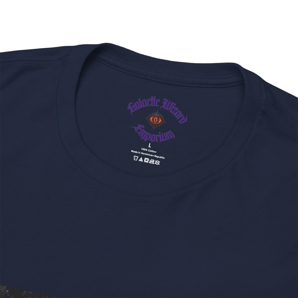 “Kick ass and Frolic” Galactic Wizard Meme Heavyweight Cotton T-Shirt - The Galactic Wizard Emporium - T-Shirt