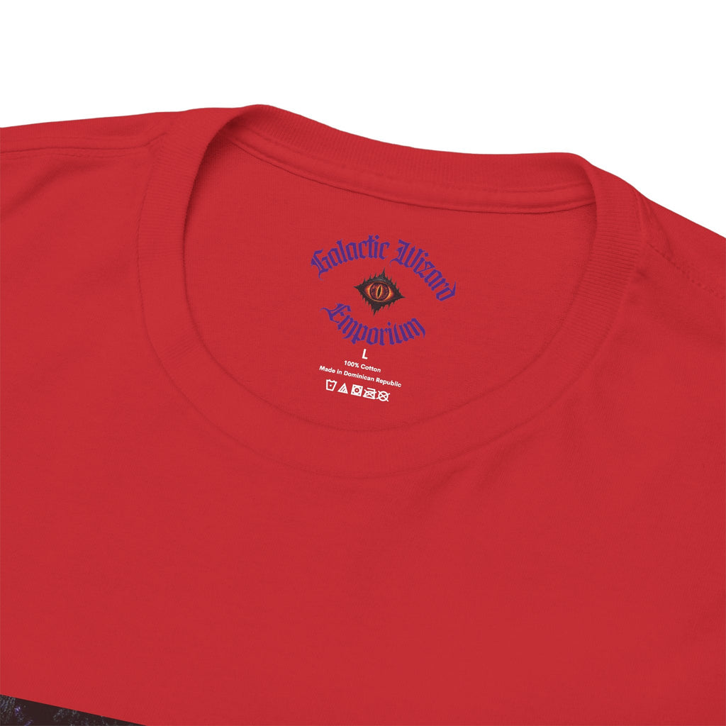 “Kick ass and Frolic” Galactic Wizard Meme Heavyweight Cotton T-Shirt - The Galactic Wizard Emporium - T-Shirt