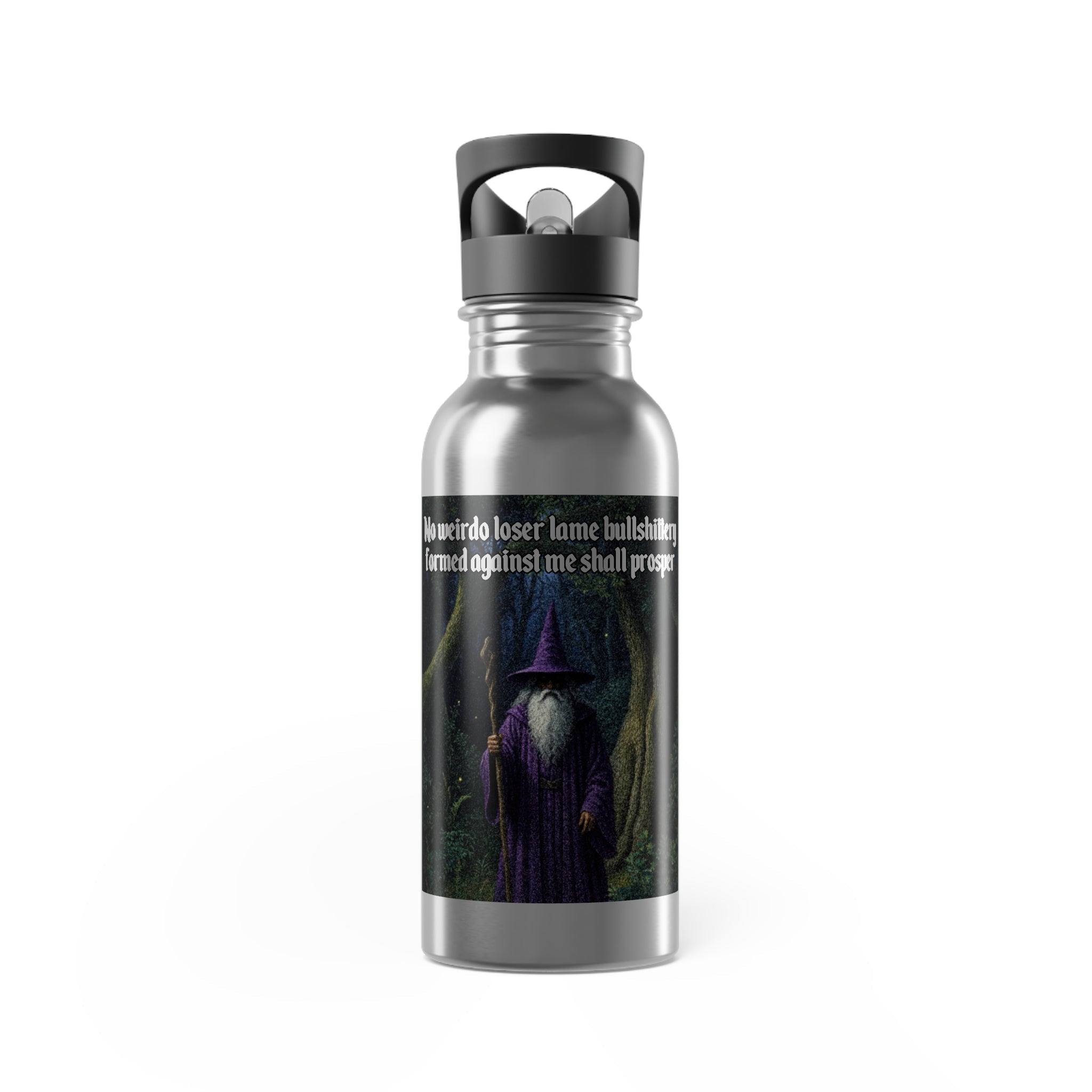 “Loser lame shit” 20oz Stainless Steel Straw Bottle Galactic Wizard - The Galactic Wizard Emporium - Mug