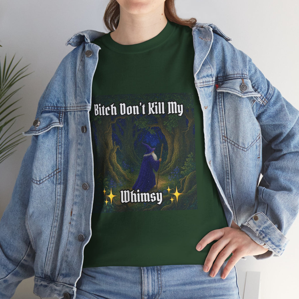 “My Whimsy” Galactic Wizard Meme Heavyweight Cotton T-Shirt - The Galactic Wizard Emporium - T-Shirt