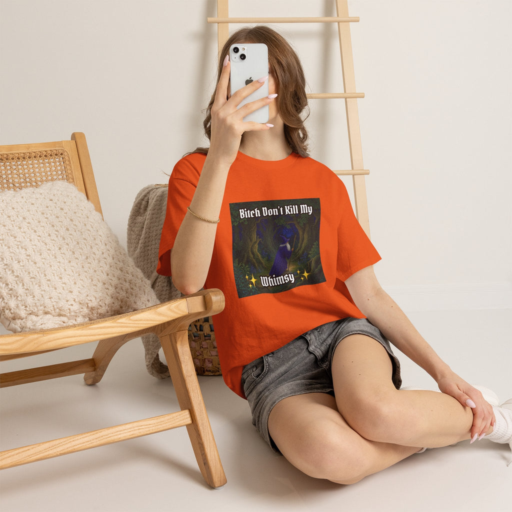 “My Whimsy” Galactic Wizard Meme Heavyweight Cotton T-Shirt - The Galactic Wizard Emporium - T-Shirt
