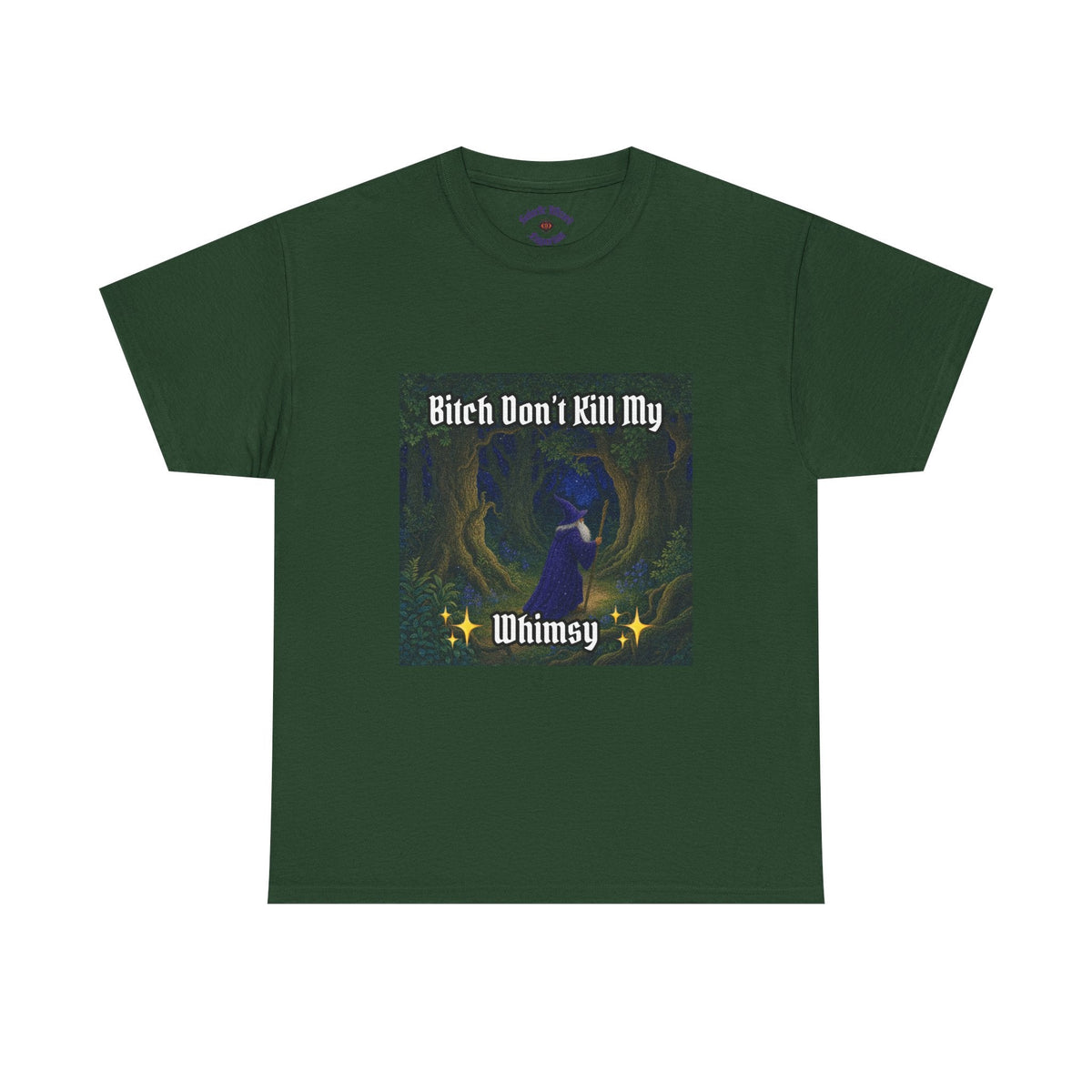 “My Whimsy” Galactic Wizard Meme Heavyweight Cotton T-Shirt - The Galactic Wizard Emporium - T-Shirt