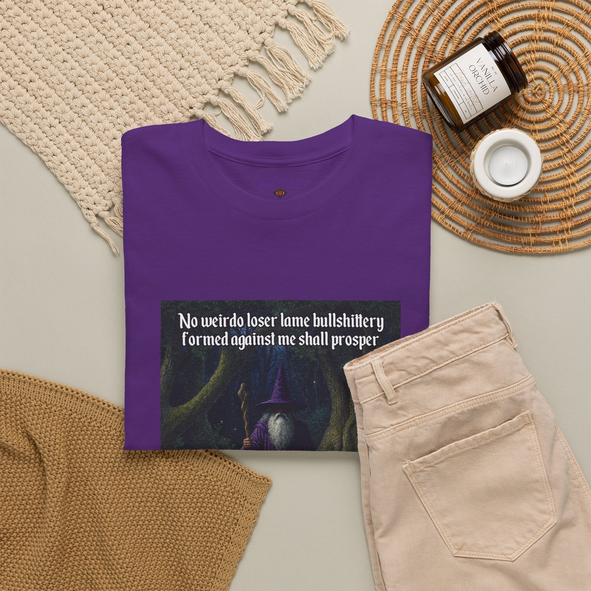 “No weirdo loser bullshittery” Galactic Wizard Meme Heavyweight Cotton T-Shirt - The Galactic Wizard Emporium - T-Shirt