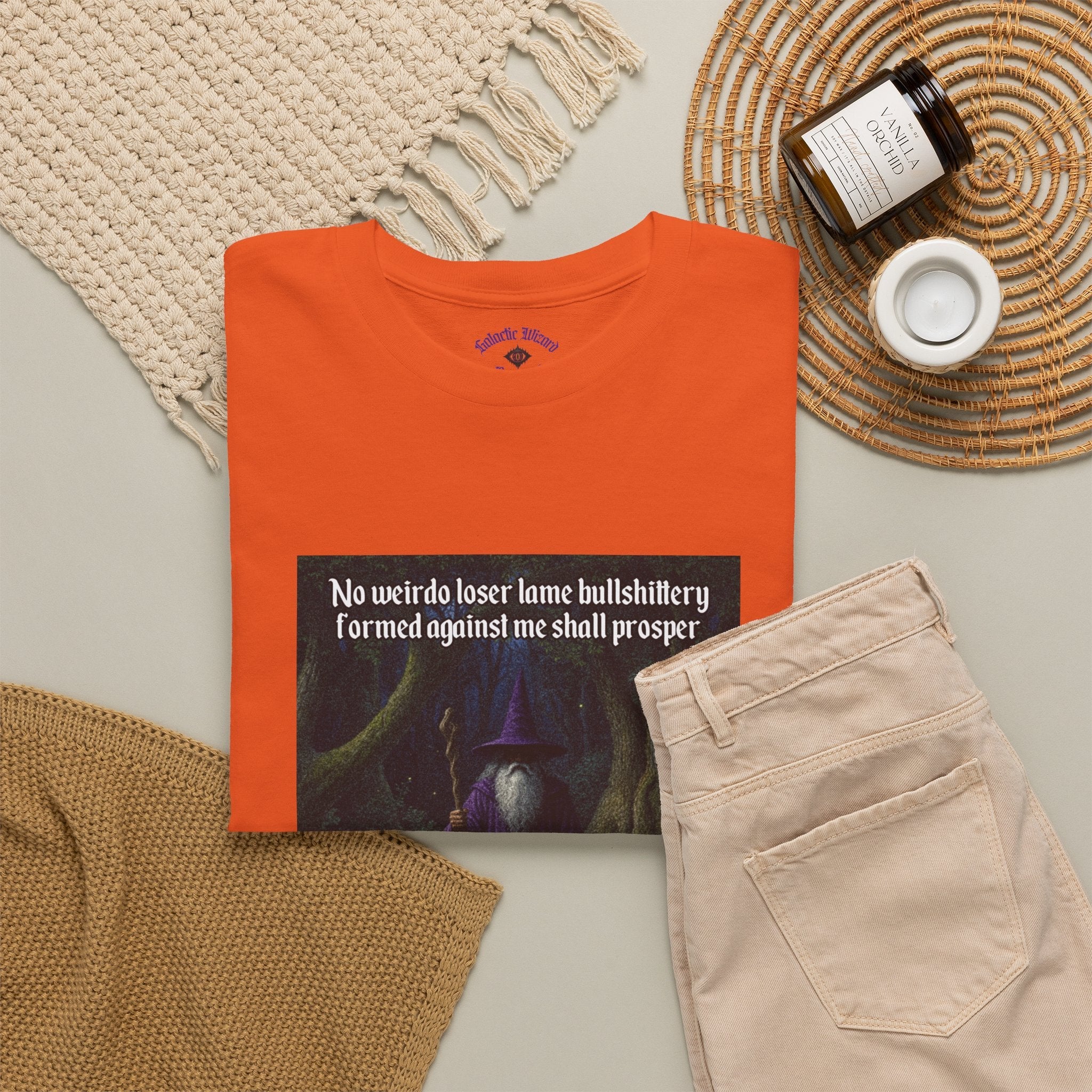 “No weirdo loser bullshittery” Galactic Wizard Meme Heavyweight Cotton T-Shirt - The Galactic Wizard Emporium - T-Shirt