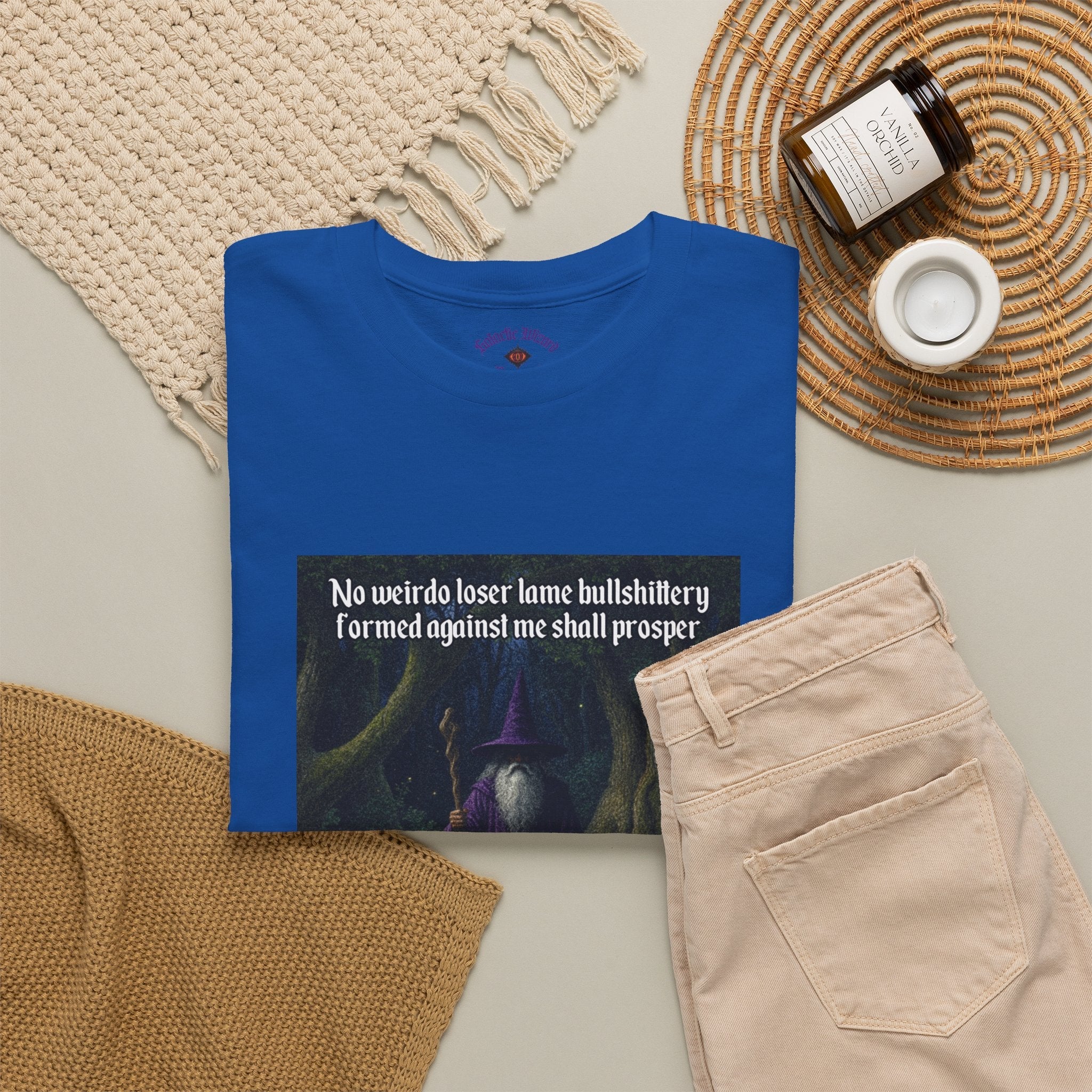 “No weirdo loser bullshittery” Galactic Wizard Meme Heavyweight Cotton T-Shirt - The Galactic Wizard Emporium - T-Shirt