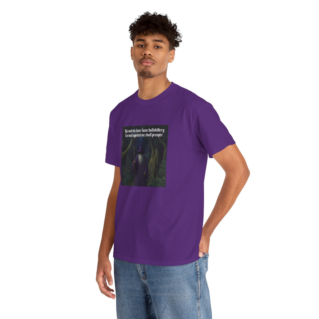 “No weirdo loser bullshittery” Galactic Wizard Meme Heavyweight Cotton T-Shirt - The Galactic Wizard Emporium - T-Shirt