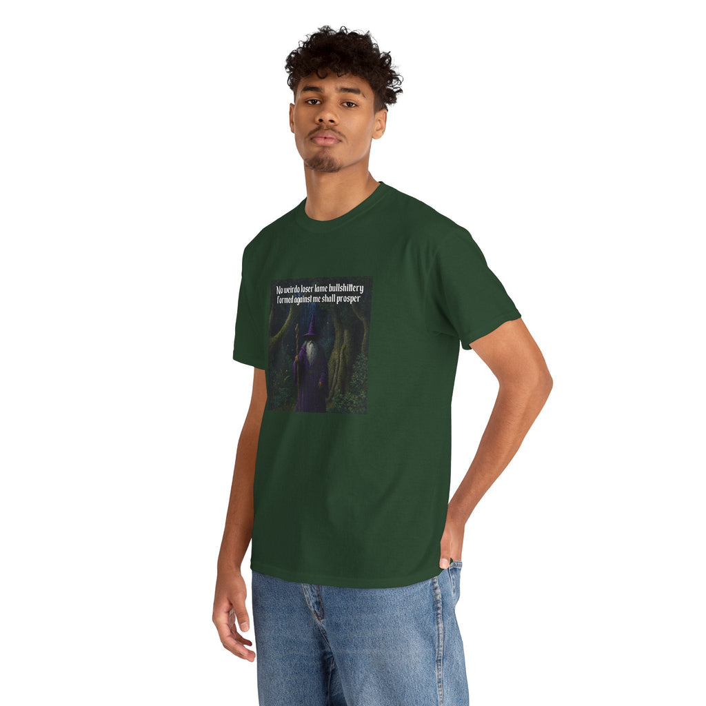 “No weirdo loser bullshittery” Galactic Wizard Meme Heavyweight Cotton T-Shirt - The Galactic Wizard Emporium - T-Shirt