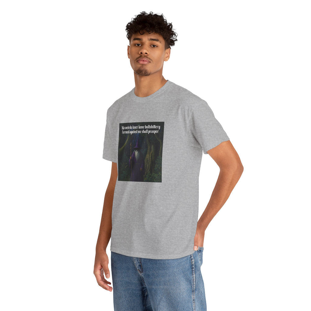 “No weirdo loser bullshittery” Galactic Wizard Meme Heavyweight Cotton T-Shirt - The Galactic Wizard Emporium - T-Shirt
