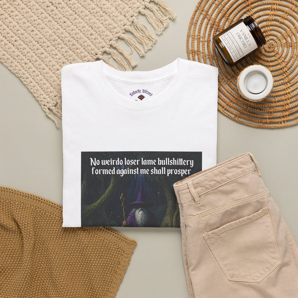 “No weirdo loser bullshittery” Galactic Wizard Meme Heavyweight Cotton T-Shirt - The Galactic Wizard Emporium - T-Shirt