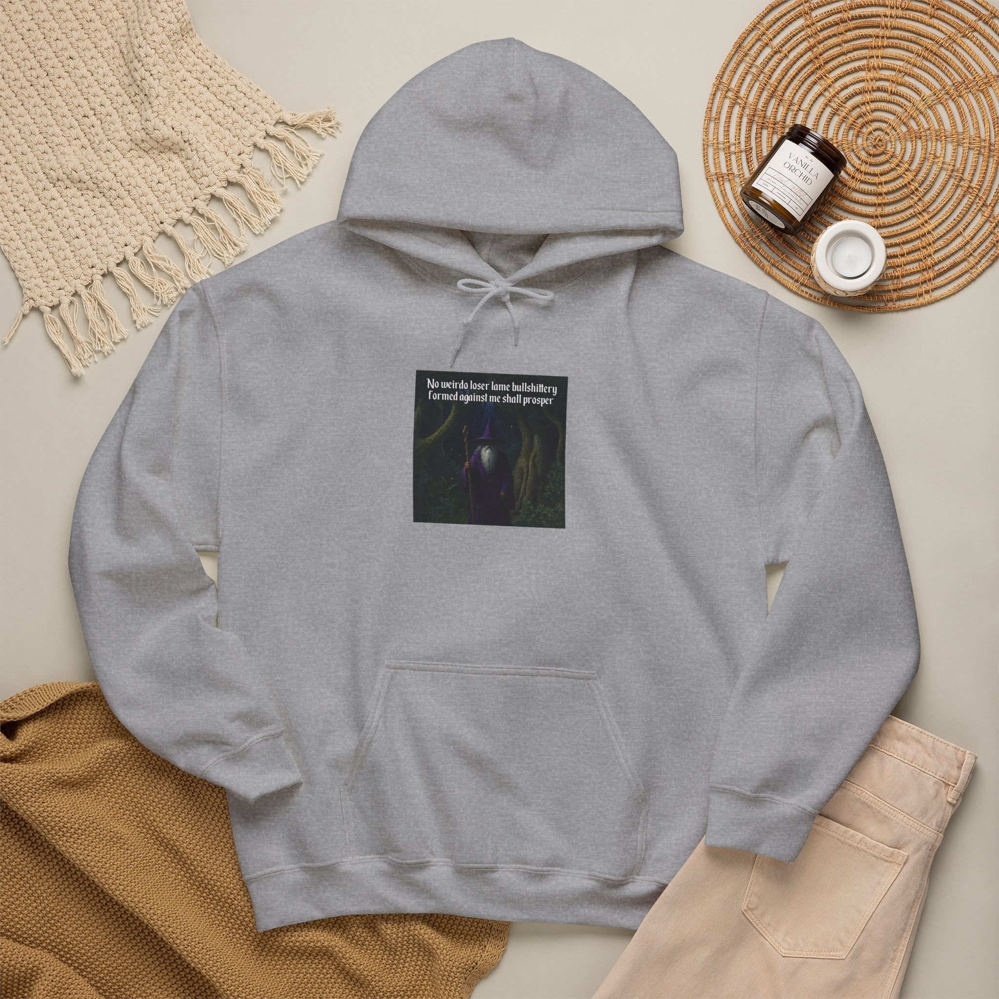 “No weirdo loser bullshittery” Galactic Wizard Meme Unisex Hooded Sweatshirt - The Galactic Wizard Emporium - Hoodie