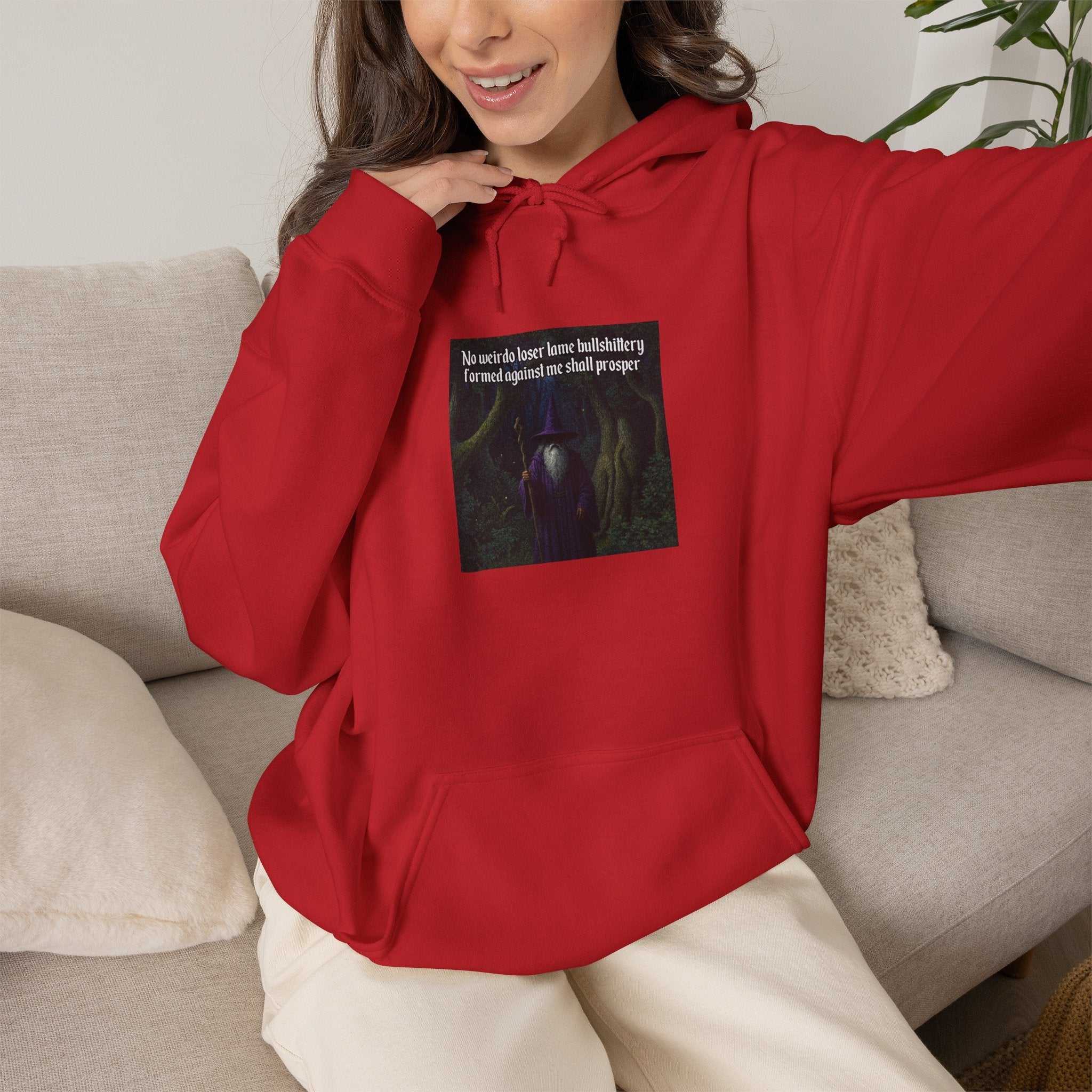 “No weirdo loser bullshittery” Galactic Wizard Meme Unisex Hooded Sweatshirt - The Galactic Wizard Emporium - Hoodie