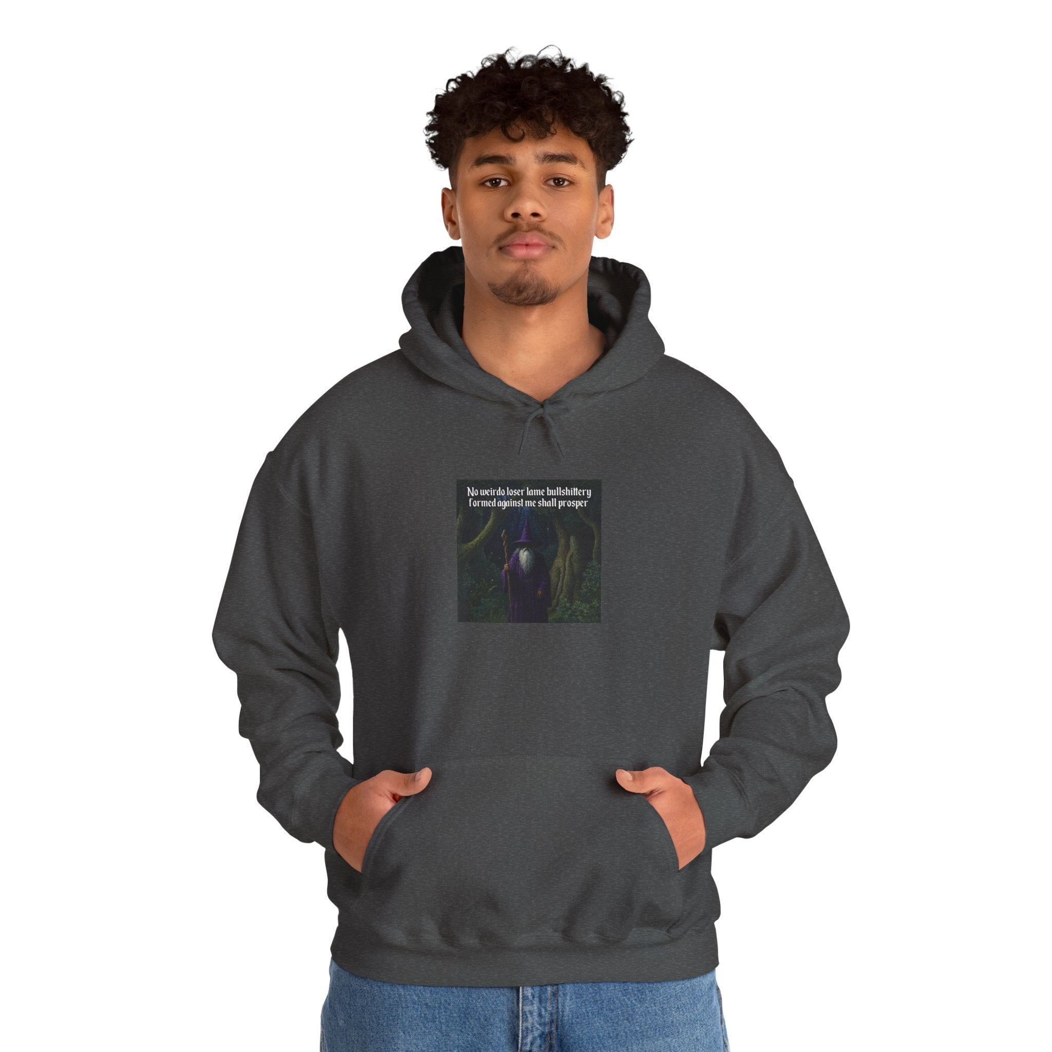 “No weirdo loser bullshittery” Galactic Wizard Meme Unisex Hooded Sweatshirt - The Galactic Wizard Emporium - Hoodie