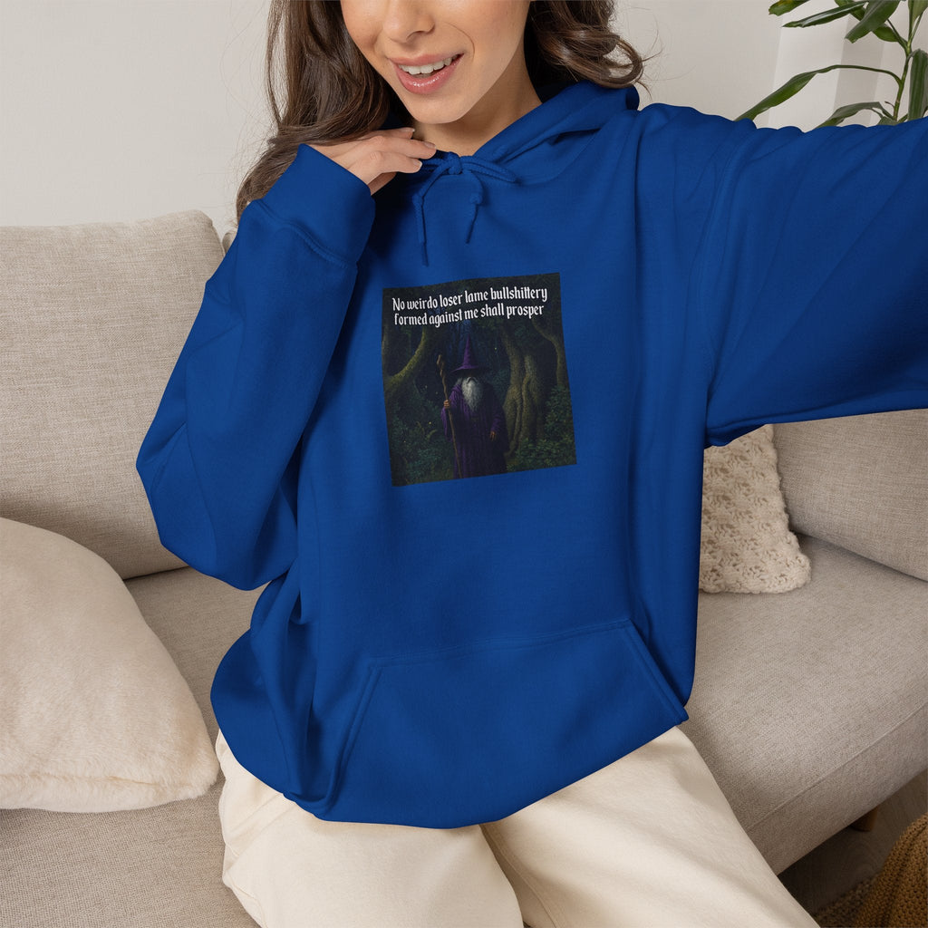 “No weirdo loser bullshittery” Galactic Wizard Meme Unisex Hooded Sweatshirt - The Galactic Wizard Emporium - Hoodie