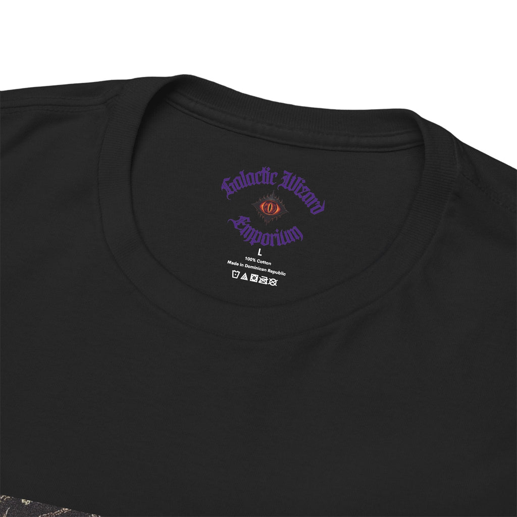 “Overstimulated” Galactic Wizard Meme Heavyweight Cotton T-Shirt - The Galactic Wizard Emporium - T-Shirt