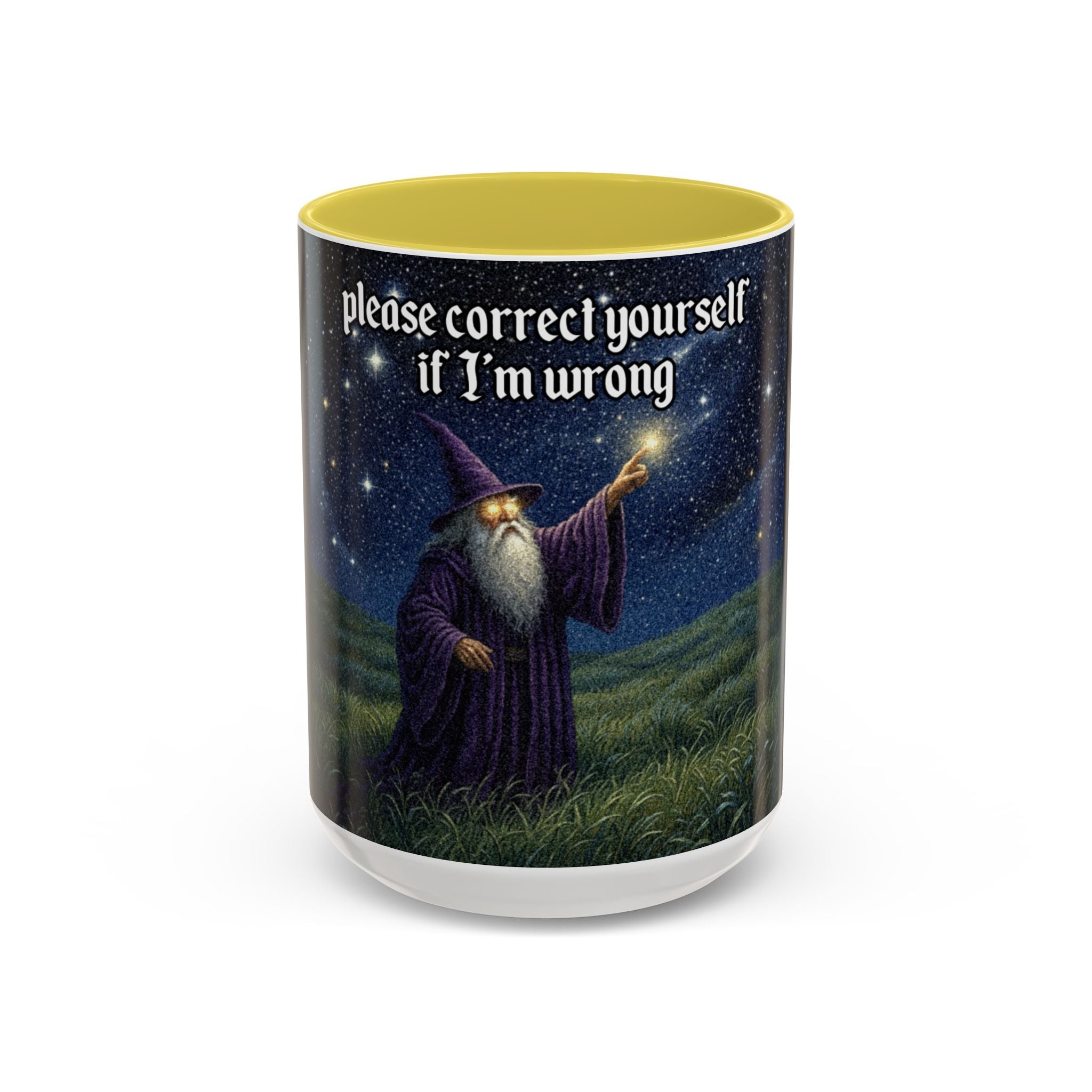 “Please correct yourself" (11oz/15oz) Galactic Wizard Meme Mug - The Galactic Wizard Emporium - Mug
