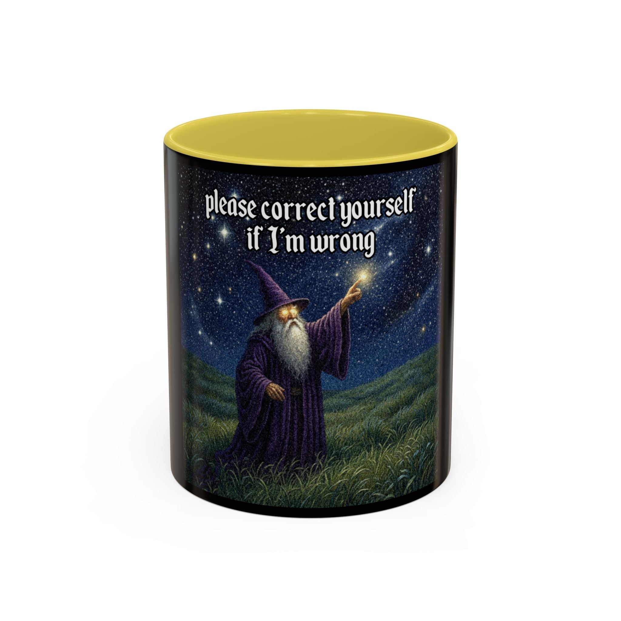 “Please correct yourself" (11oz/15oz) Galactic Wizard Meme Mug - The Galactic Wizard Emporium - Mug