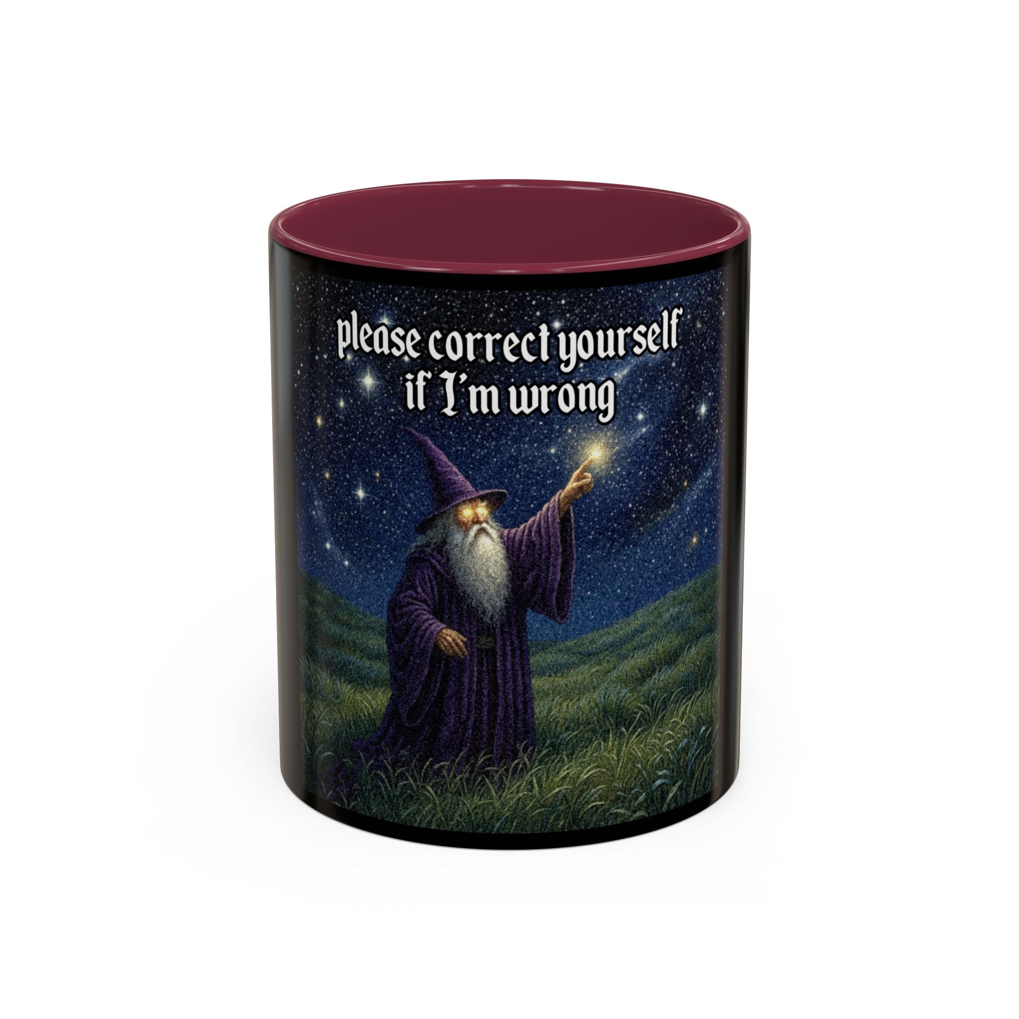 “Please correct yourself" (11oz/15oz) Galactic Wizard Meme Mug - The Galactic Wizard Emporium - Mug