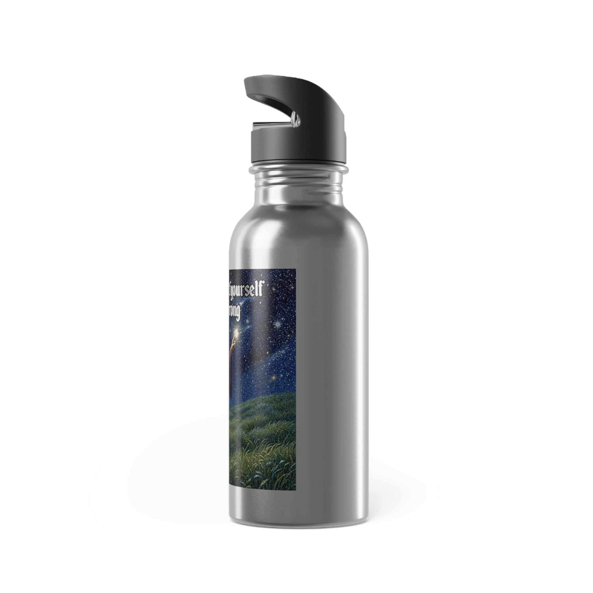 “Please correct yourself” 20oz Stainless Steel Straw Bottle Galactic Wizard - The Galactic Wizard Emporium - Mug