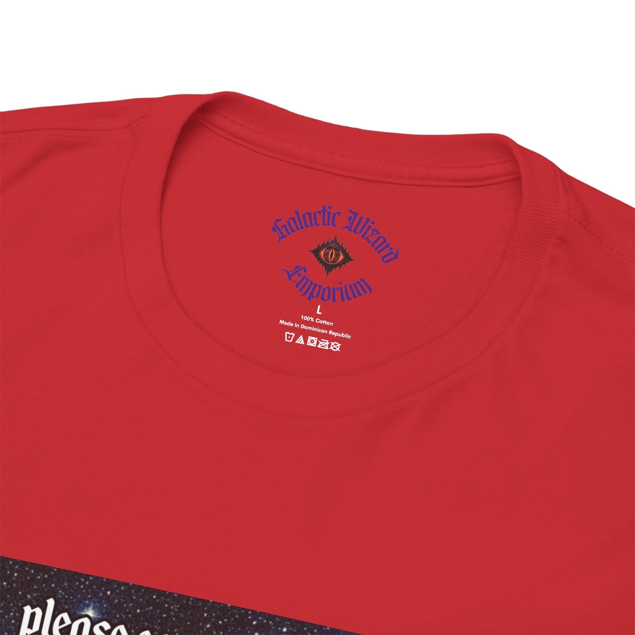 “Please Correct Yourself” Galactic Wizard Meme Heavyweight Cotton T-Shirt - The Galactic Wizard Emporium - T-Shirt