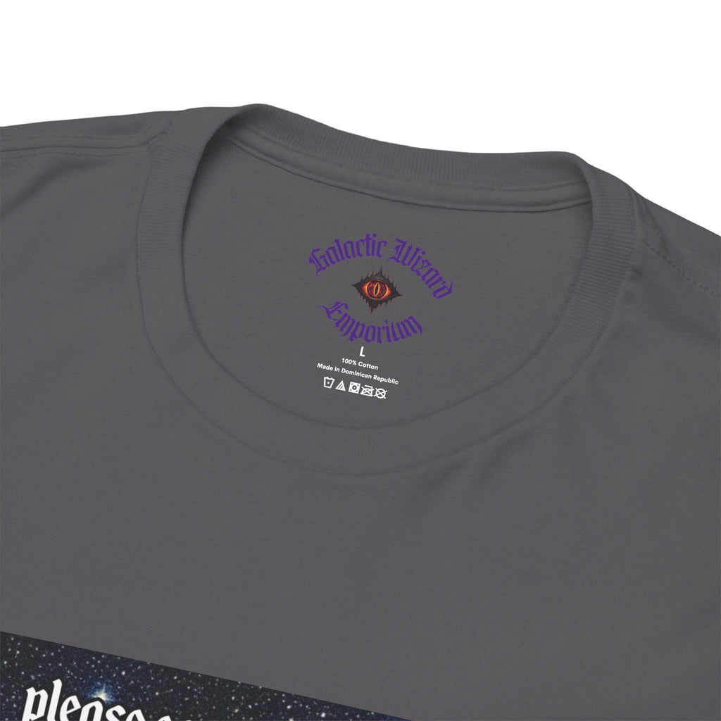 “Please Correct Yourself” Galactic Wizard Meme Heavyweight Cotton T-Shirt - The Galactic Wizard Emporium - T-Shirt