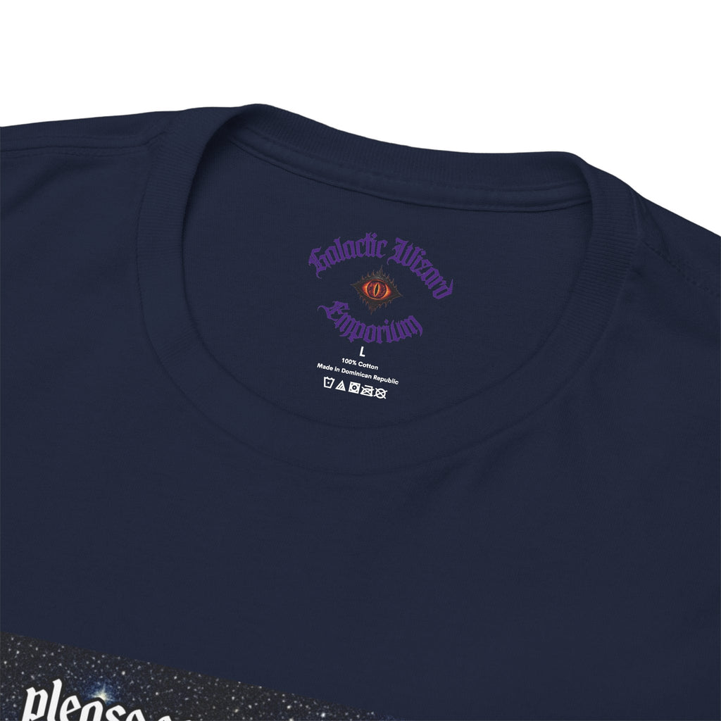 “Please Correct Yourself” Galactic Wizard Meme Heavyweight Cotton T-Shirt - The Galactic Wizard Emporium - T-Shirt