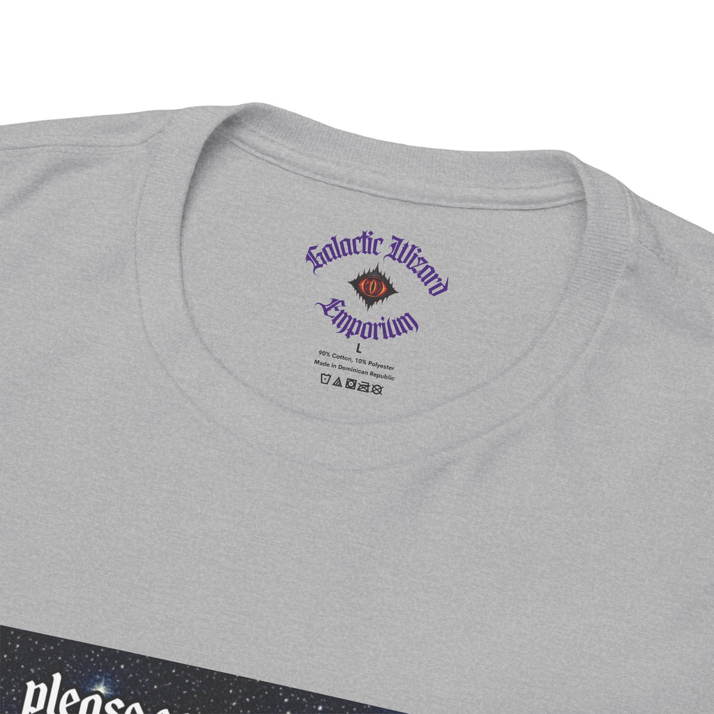 “Please Correct Yourself” Galactic Wizard Meme Heavyweight Cotton T-Shirt - The Galactic Wizard Emporium - T-Shirt