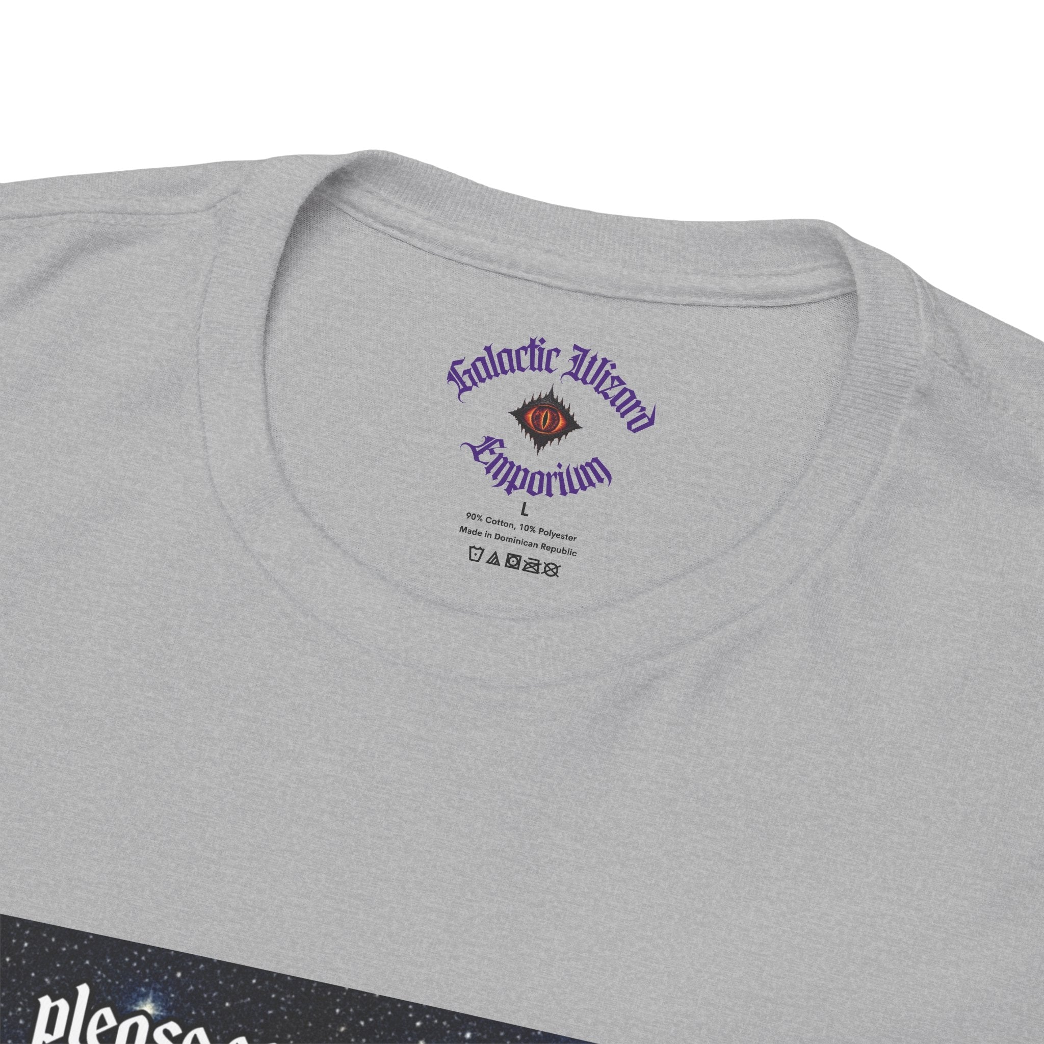 “Please Correct Yourself” Galactic Wizard Meme Heavyweight Cotton T-Shirt - The Galactic Wizard Emporium - T-Shirt