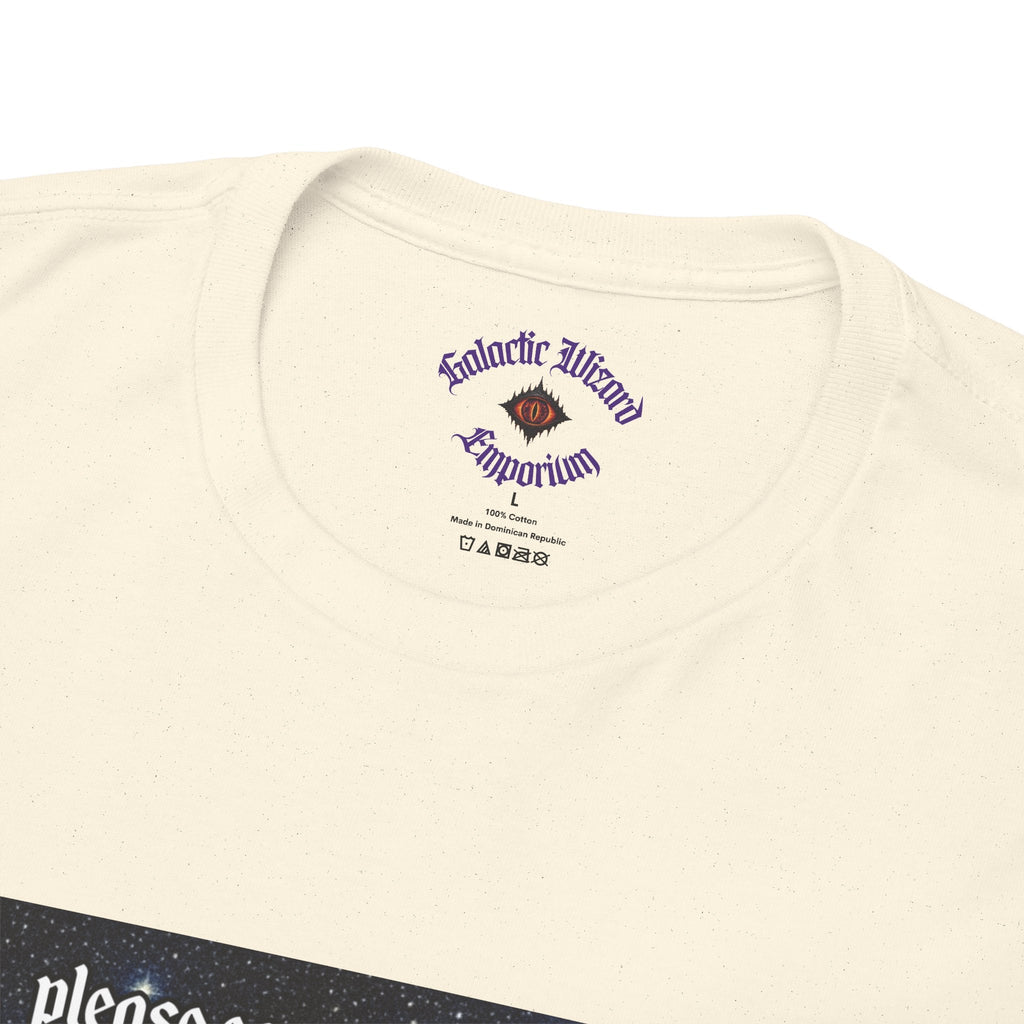 “Please Correct Yourself” Galactic Wizard Meme Heavyweight Cotton T-Shirt - The Galactic Wizard Emporium - T-Shirt