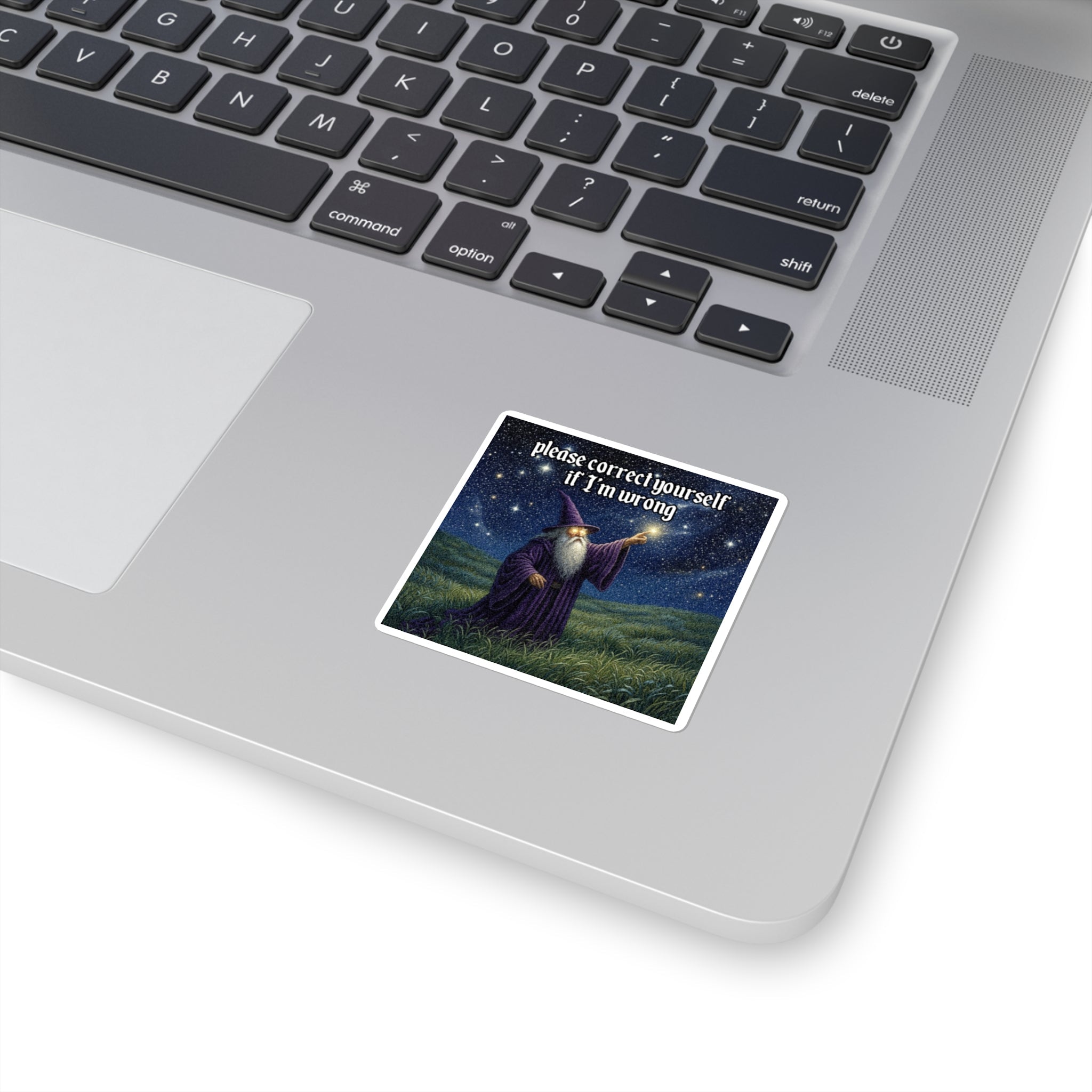 “Please correct yourself" Galactic Wizard Meme Sticker - The Galactic Wizard Emporium - Paper products
