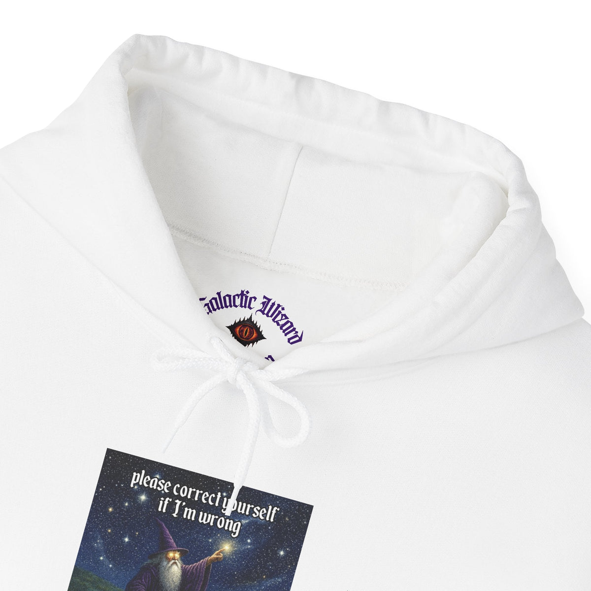 “Please correct yourself” Galactic Wizard Meme Unisex Hooded Sweatshirt - The Galactic Wizard Emporium - Hoodie