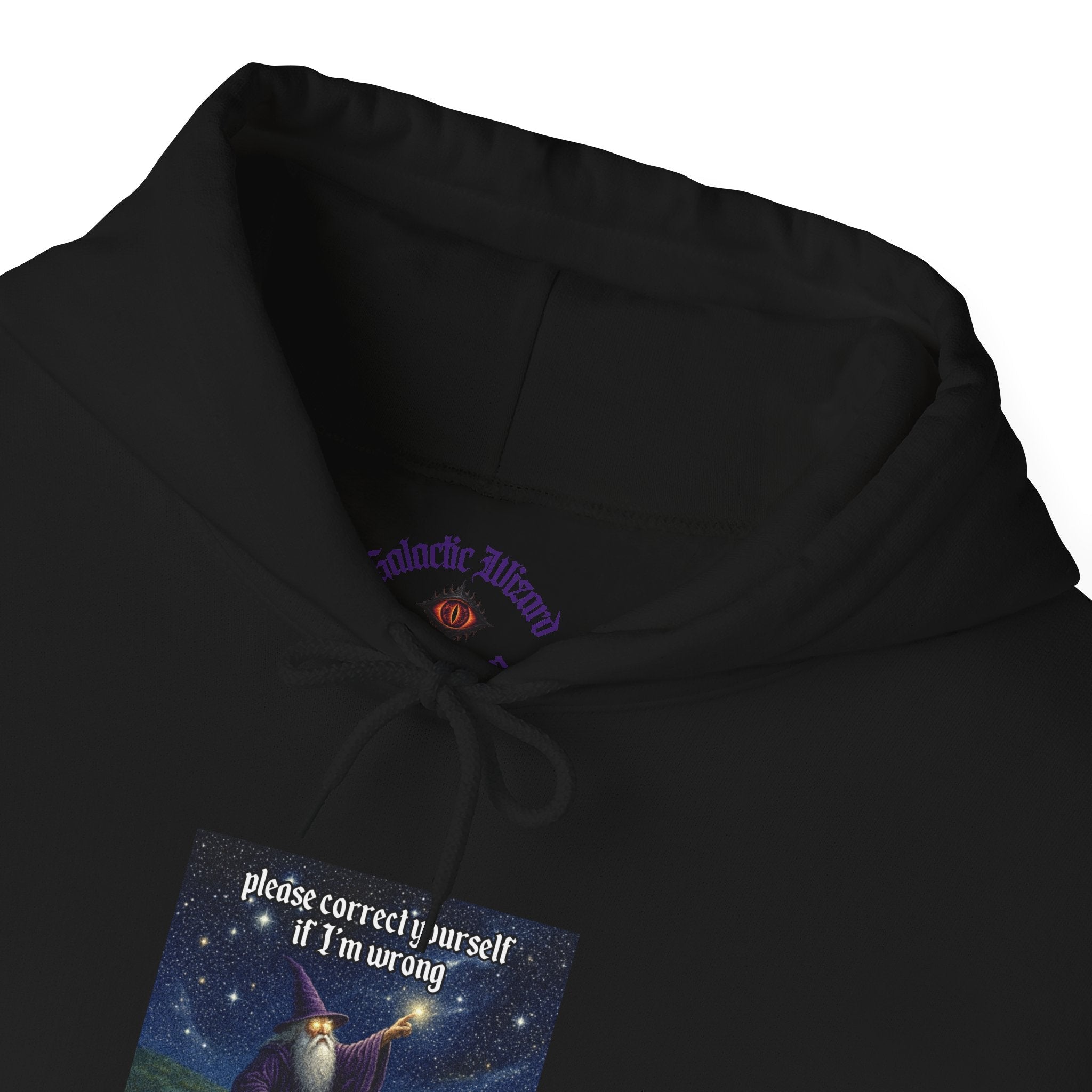 “Please correct yourself” Galactic Wizard Meme Unisex Hooded Sweatshirt - The Galactic Wizard Emporium - Hoodie