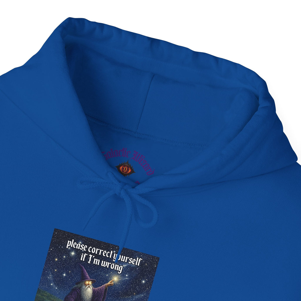 “Please correct yourself” Galactic Wizard Meme Unisex Hooded Sweatshirt - The Galactic Wizard Emporium - Hoodie