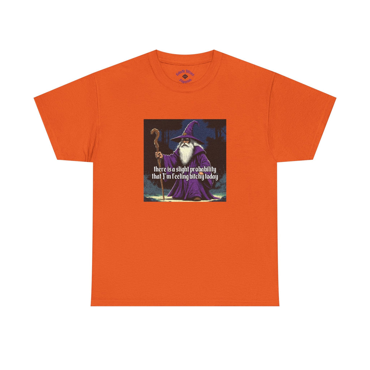 “Slight probability” Galactic Wizard Meme Heavyweight Cotton T-Shirt - The Galactic Wizard Emporium - T-Shirt
