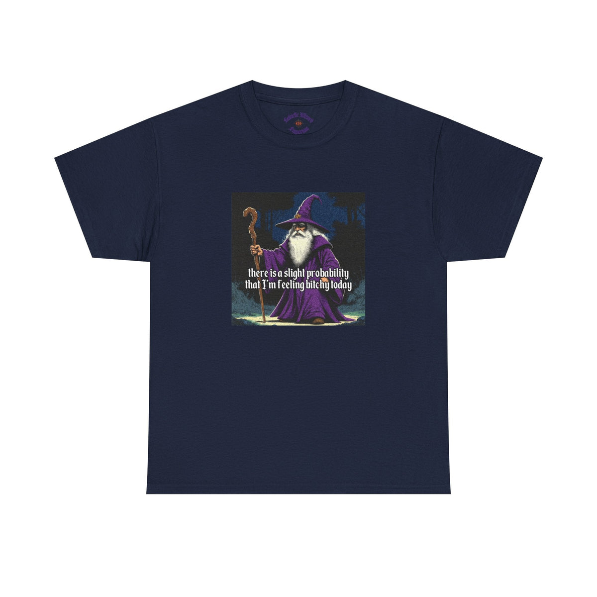 “Slight probability” Galactic Wizard Meme Heavyweight Cotton T-Shirt - The Galactic Wizard Emporium - T-Shirt