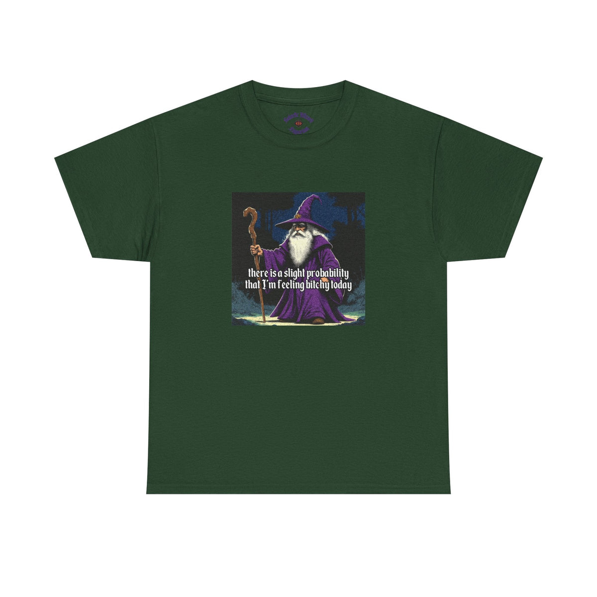 “Slight probability” Galactic Wizard Meme Heavyweight Cotton T-Shirt - The Galactic Wizard Emporium - T-Shirt