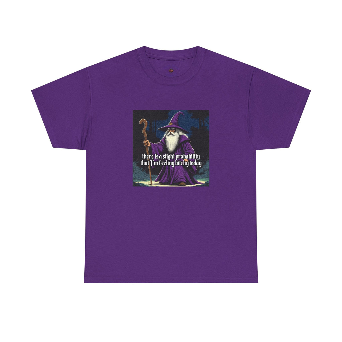 “Slight probability” Galactic Wizard Meme Heavyweight Cotton T-Shirt - The Galactic Wizard Emporium - T-Shirt