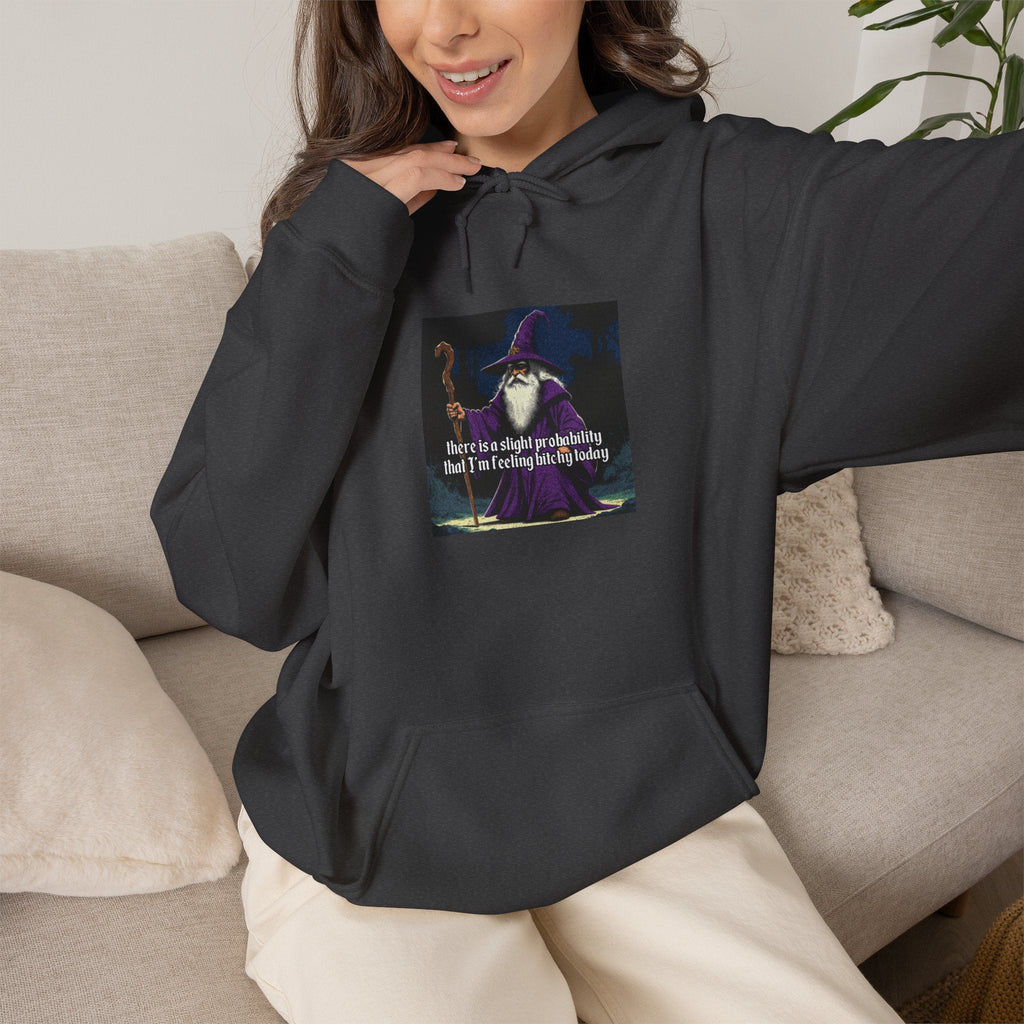 “Slight probability” Galactic Wizard Meme Unisex Hooded Sweatshirt - The Galactic Wizard Emporium - Hoodie