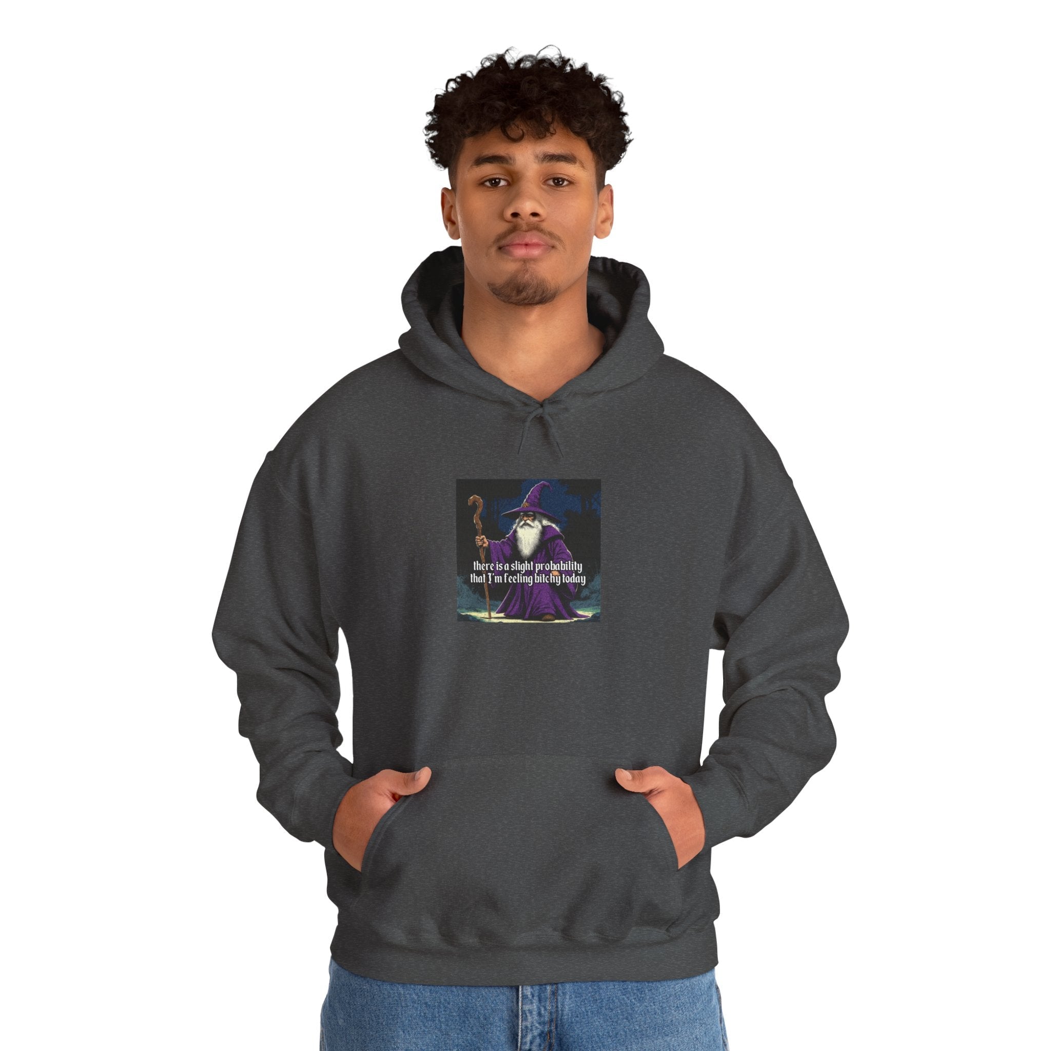 “Slight probability” Galactic Wizard Meme Unisex Hooded Sweatshirt - The Galactic Wizard Emporium - Hoodie