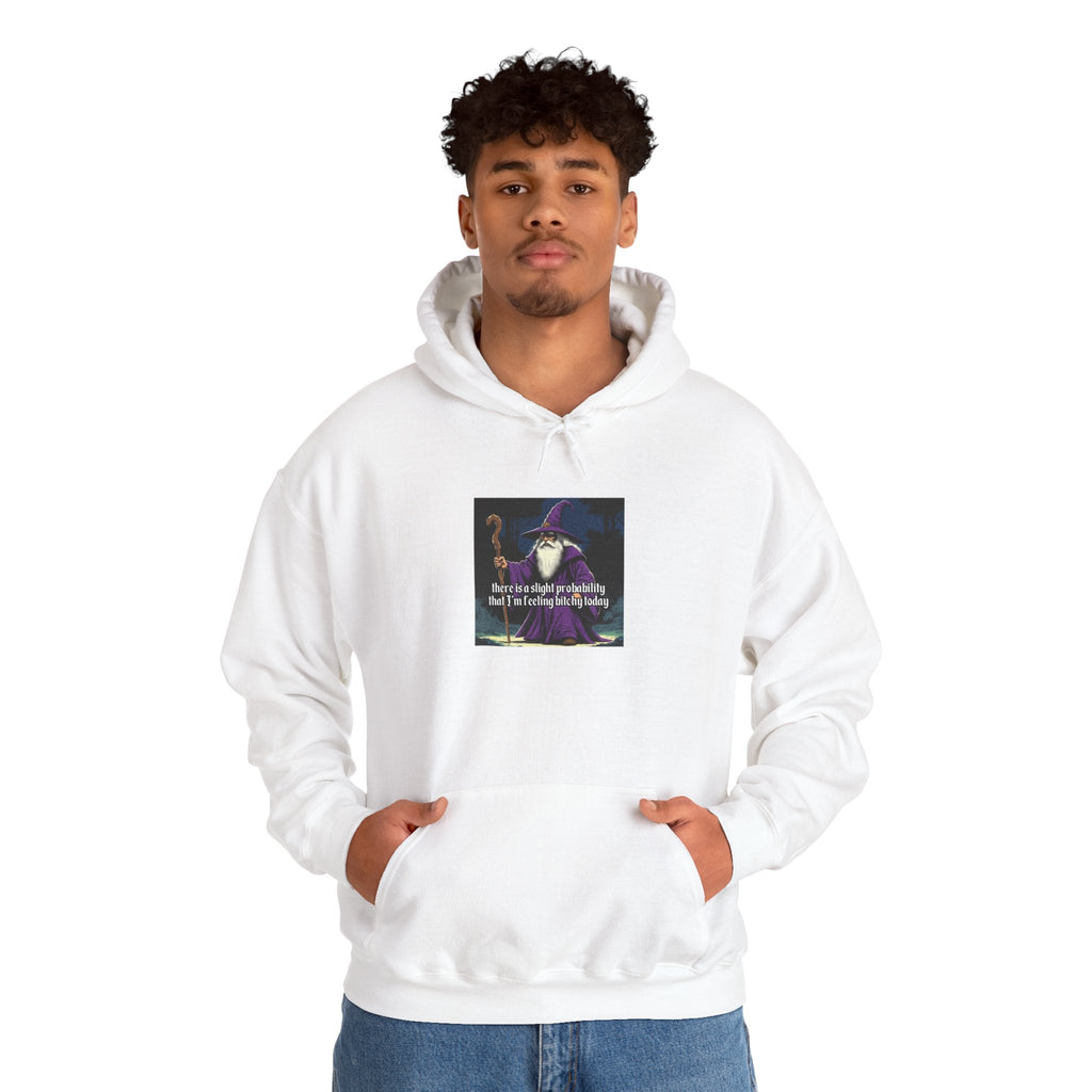 “Slight probability” Galactic Wizard Meme Unisex Hooded Sweatshirt - The Galactic Wizard Emporium - Hoodie